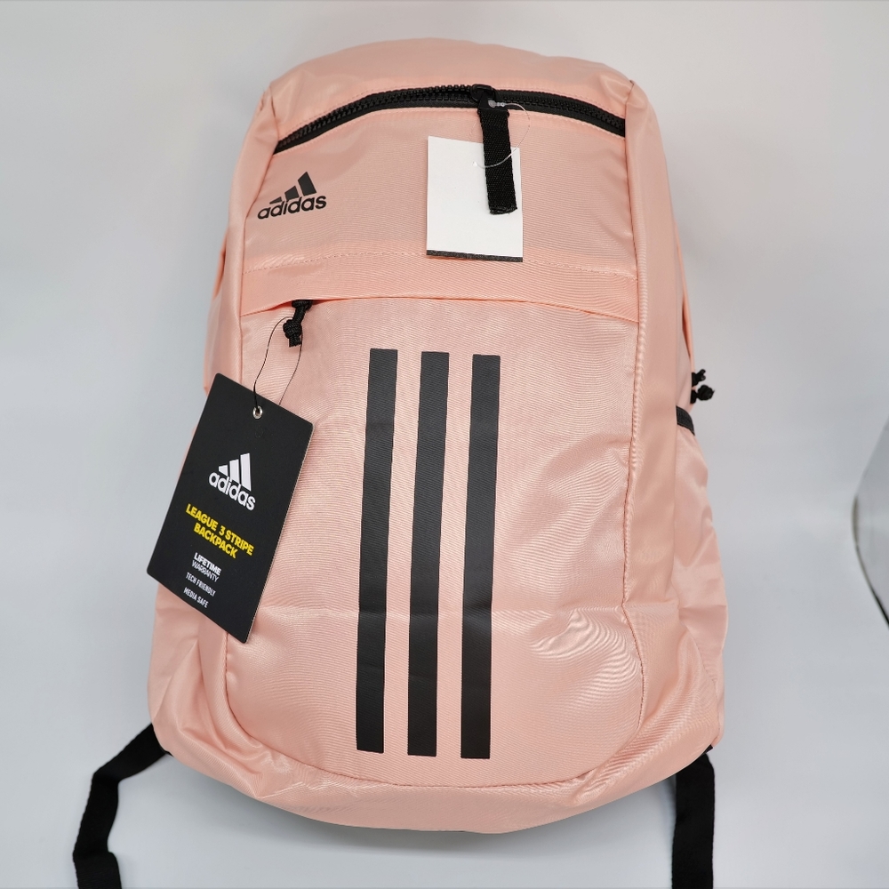 Adidas Backpack League 3 Stripe Glow Pink